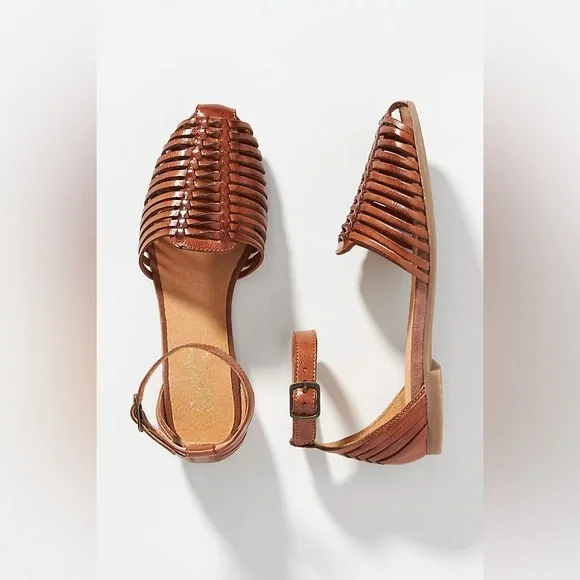 Seychelles Bits N’ Pieces Woven Flats in Honey sz 10 - Picture 1 of 9